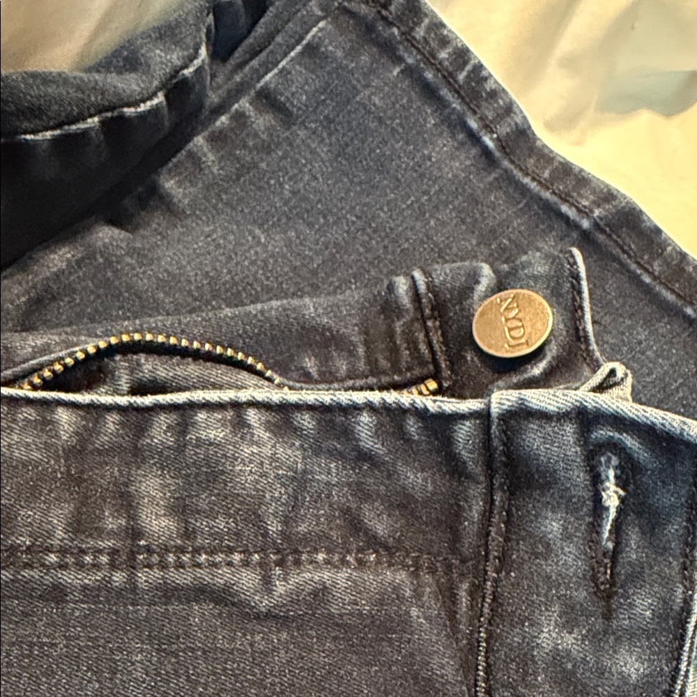 NYDJ Blue Denim Jeans Slim Bootcut 14P Marvelous - Picture 2 of 9